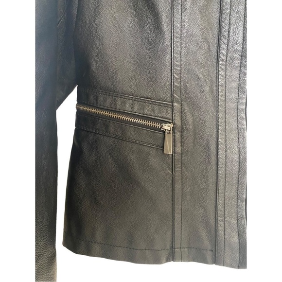 East 5th Ave Fitted Leather Jacket - Picture 3 of 5